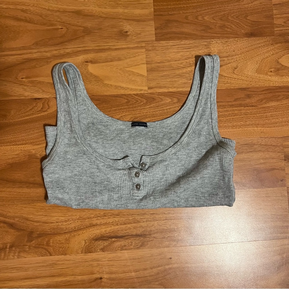 Brandy Melville Grey Tank Top